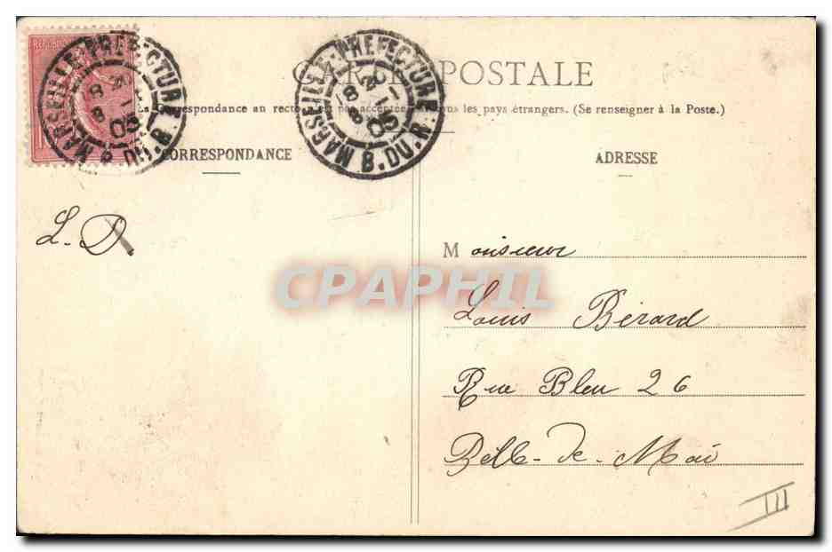 CPA Fantaisie Langage des Fleurs Femme Pensee  — Verso