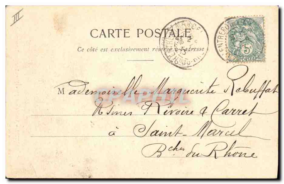 CPA Fantaisie Langage des Fleurs Geranium Femme  — Verso