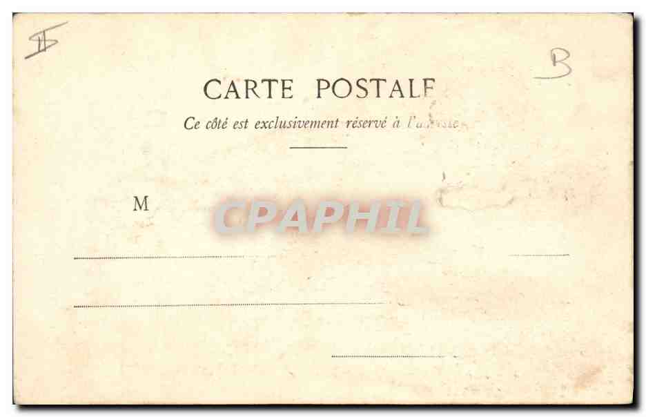 CPA Fantaisie Langage des Fleurs Chrysantheme Femme  — Verso