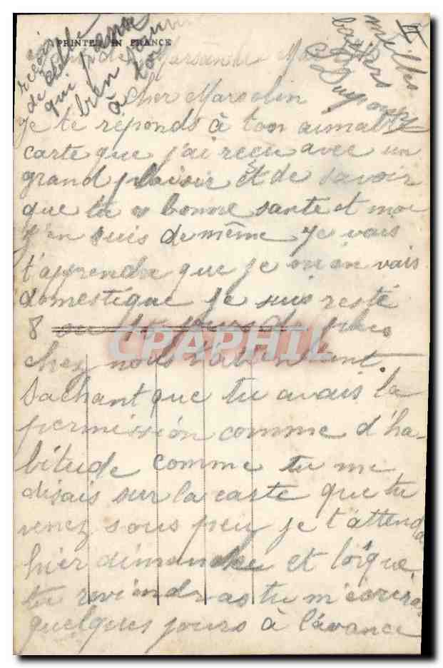Langage des Fleurs — Néro, n°189 — Rückseite