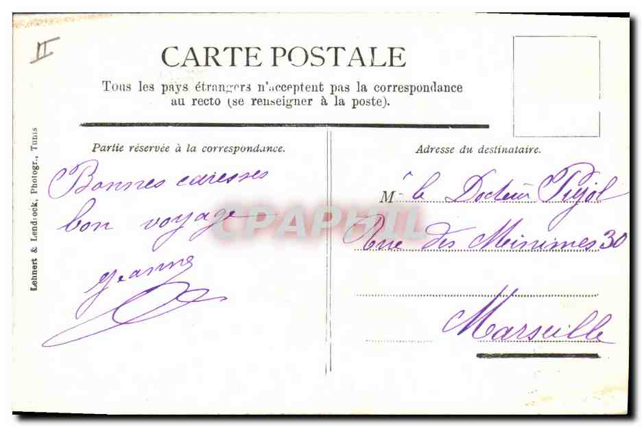 CPA Palmiers Palmier Tunisie La recolte de dattes  — Rückseite