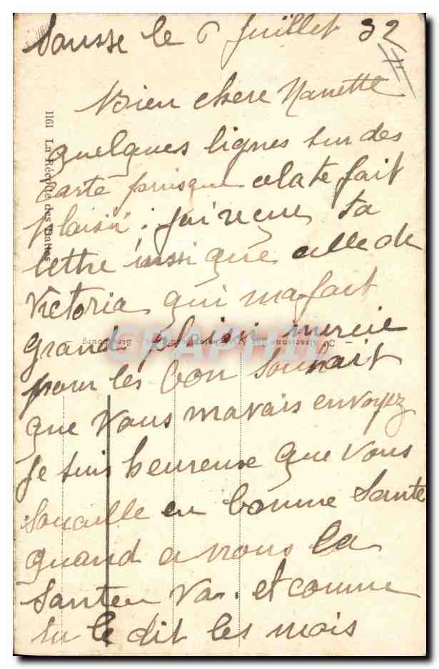 CPA Palmiers Palmier Dattier  — Rückseite