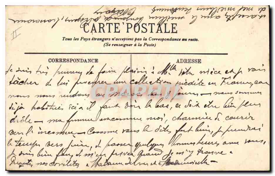 CPA Palmiers Palmier La recolte des dattes  — Verso