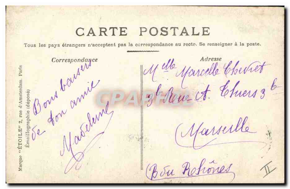 M — Femme et enfant devant une lettre ornée de fleurs — Stebbing Phot. — Reverso
