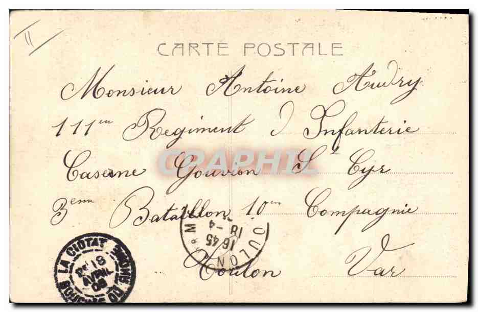 Femme et enfants dans un décor de nature — éditeur anonyme, n° 4911 — Rückseite