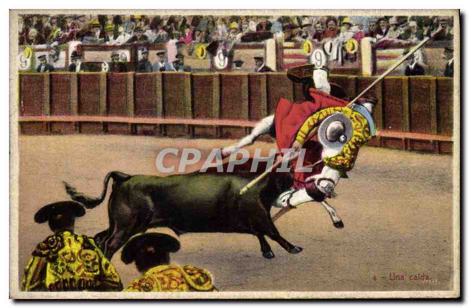 CPA Corrida Course de taureaux 