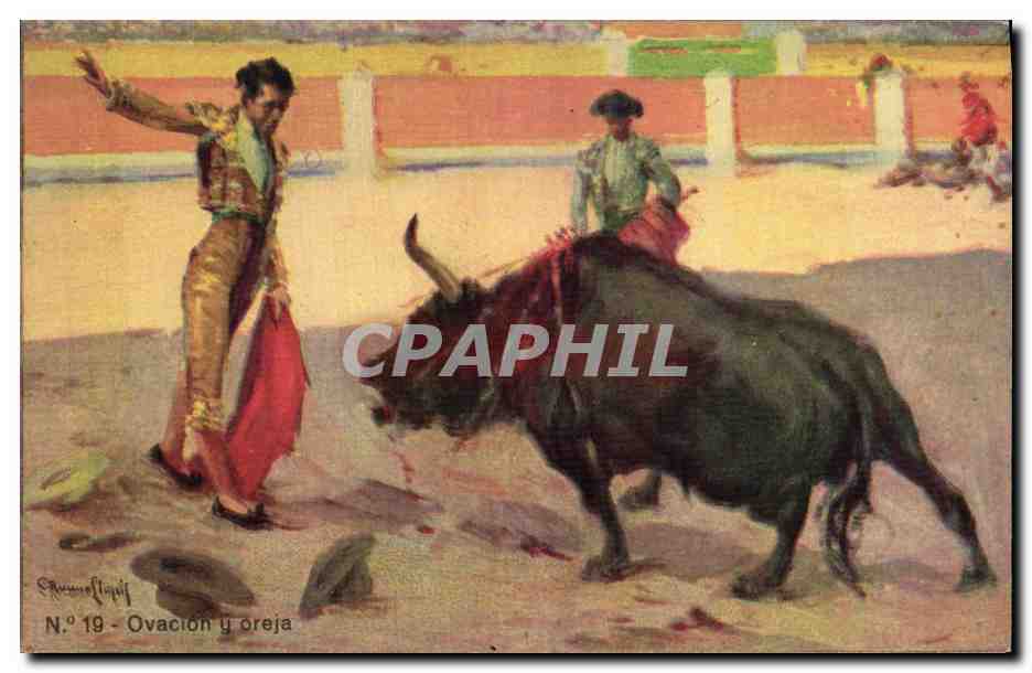 CPA Corrida Course de taureaux Ovacion y oreja 