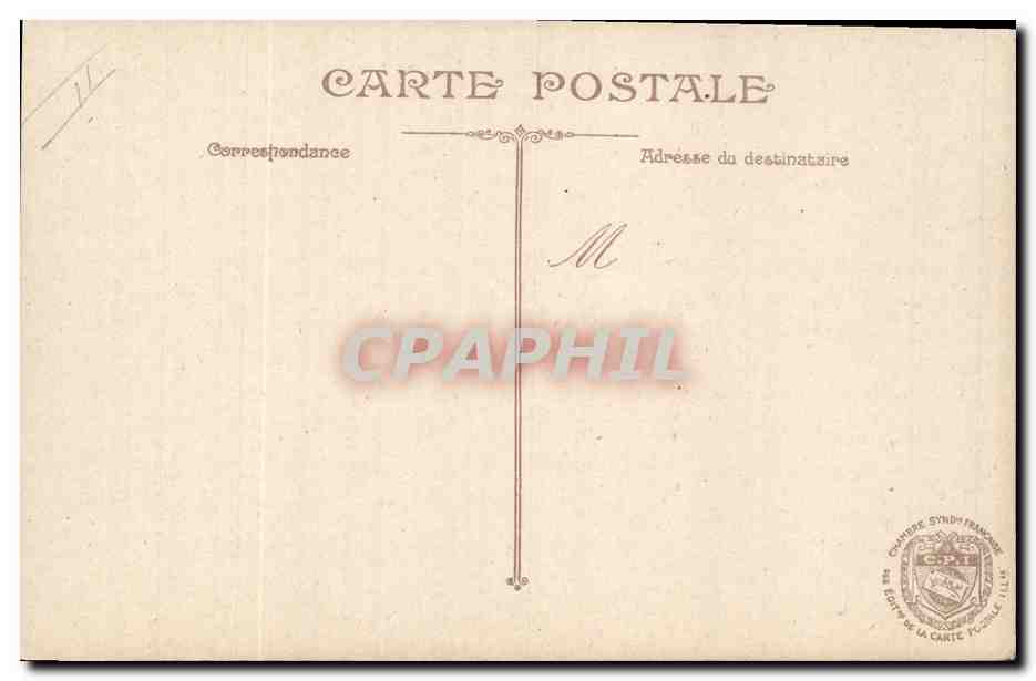 CPA Militaria General Maunoury  — Verso