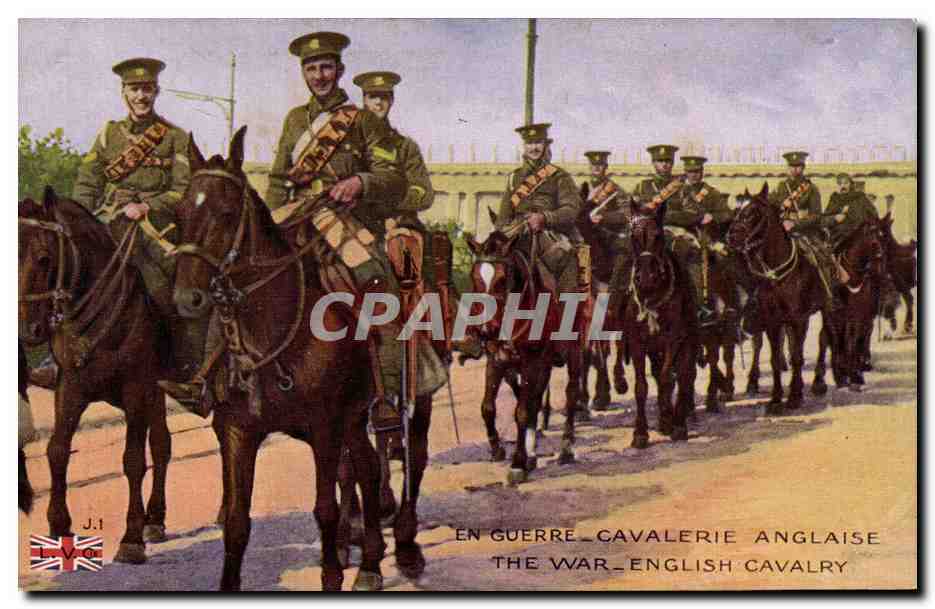 CPA Militaria Cavalerie anglaise 