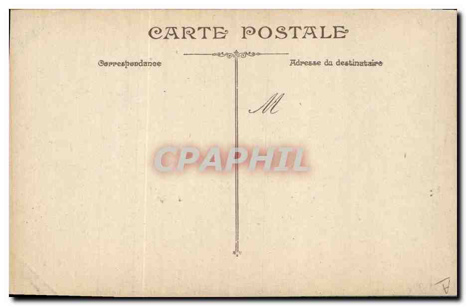 CPA Militaria General Sarrail  — Verso