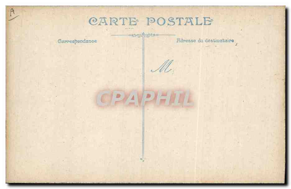 CPA Militaria General Hirschauer  — Verso