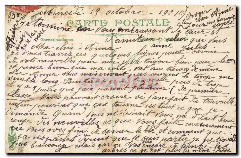 CPA Militaria Infanterie Distribution de la soupe  — Rückseite