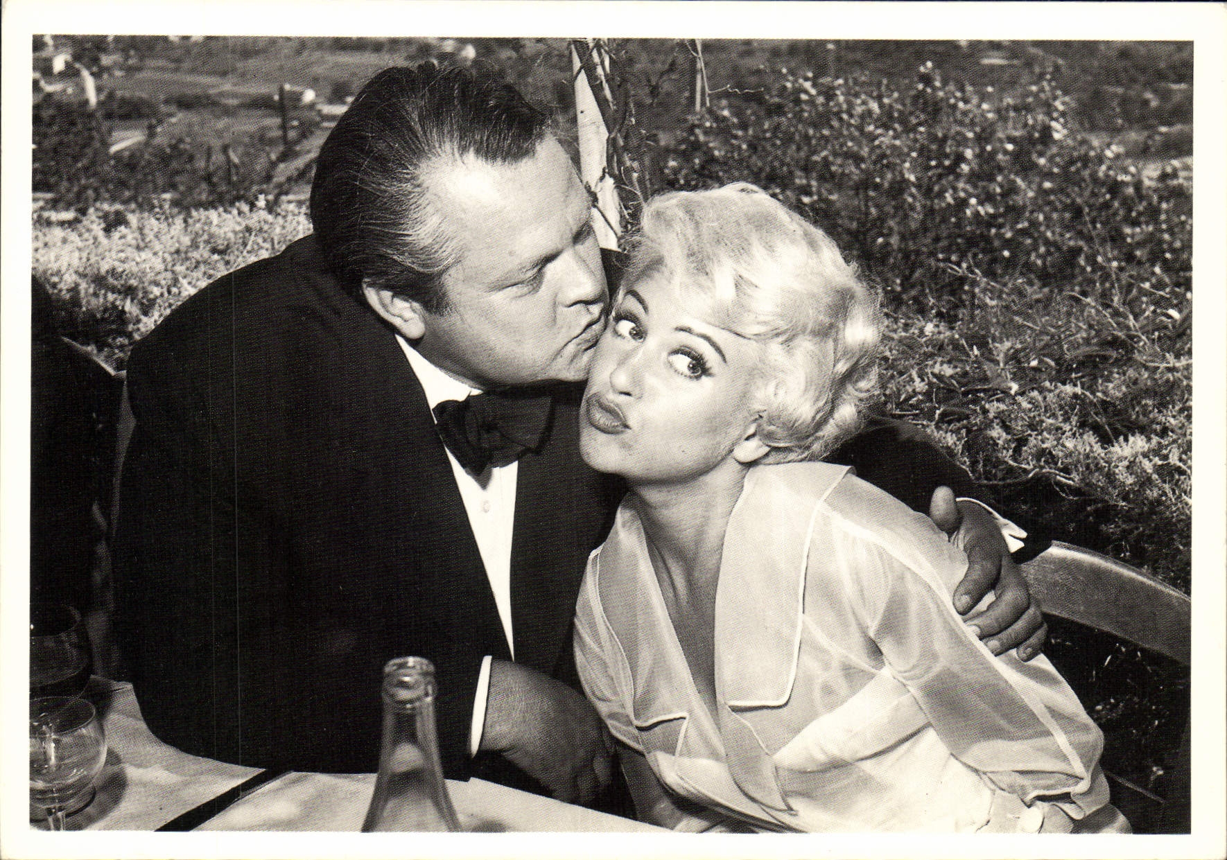 CPA Cinema Leo Mirkine Orson Welles Martine Carol Cannes 1958