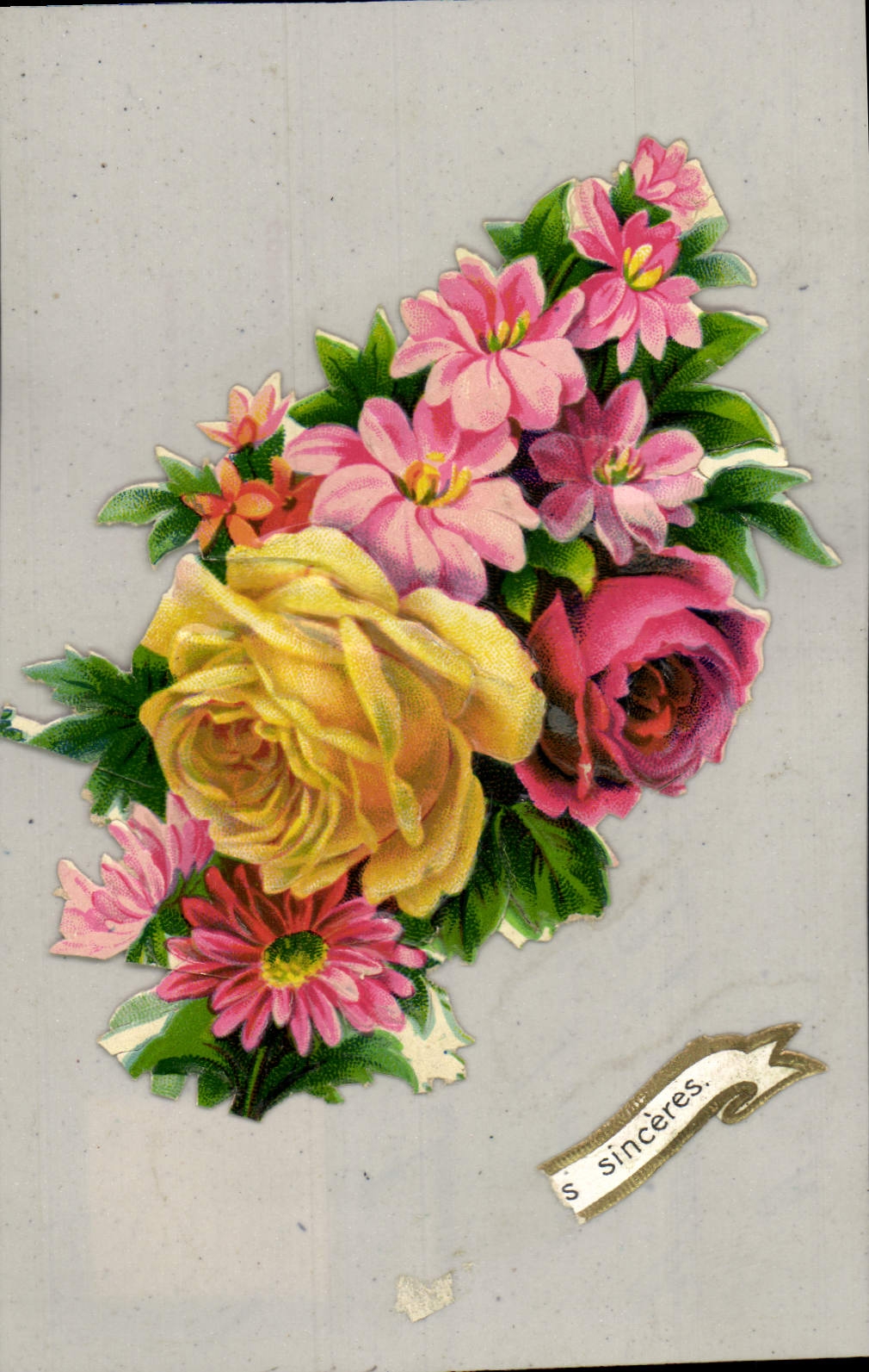 Bouquet de fleurs — Carte postale — Éditeur non visible