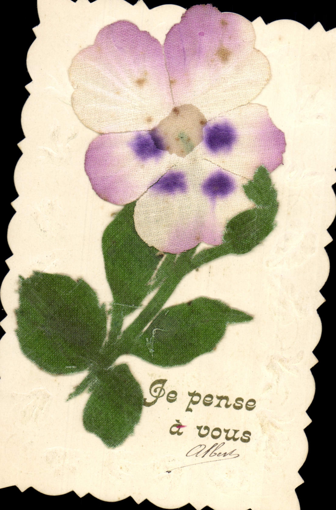 CPA Fantaisie Fleurs