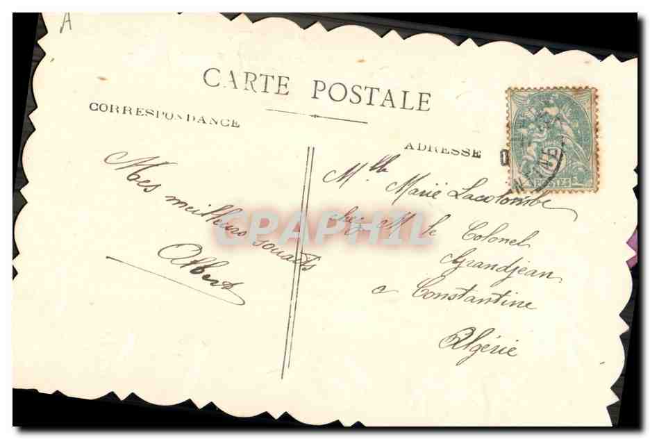 CPA Fantaisie Fleurs — Reverso