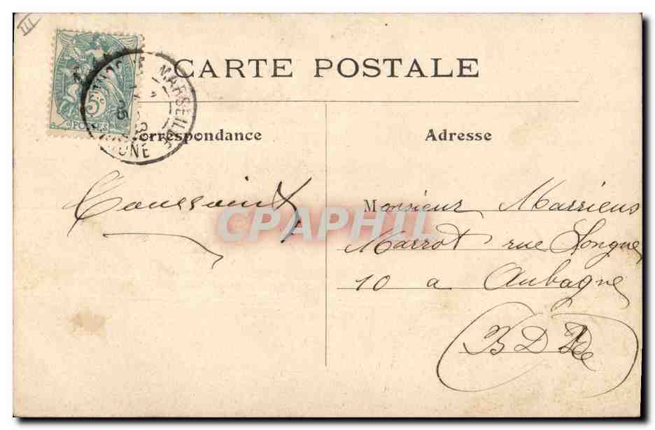 CPA Fantaisie Fleurs  — Verso