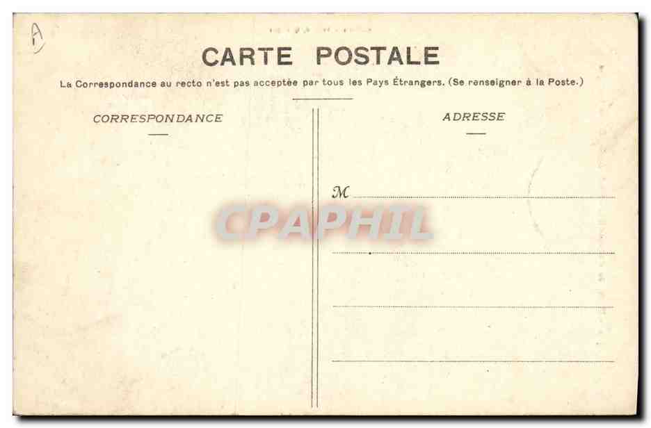 CPA Folklore Mariee de Bannalec Bretagne  — Verso