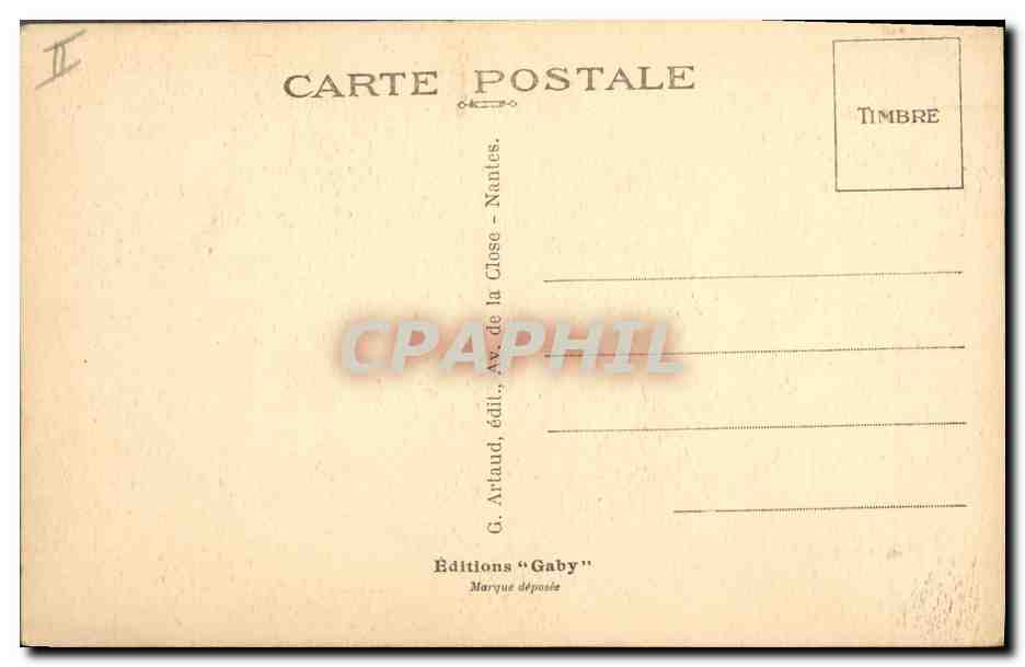CPA Folklore Jeunes filles de Quimperle et Pont Aven  — Verso