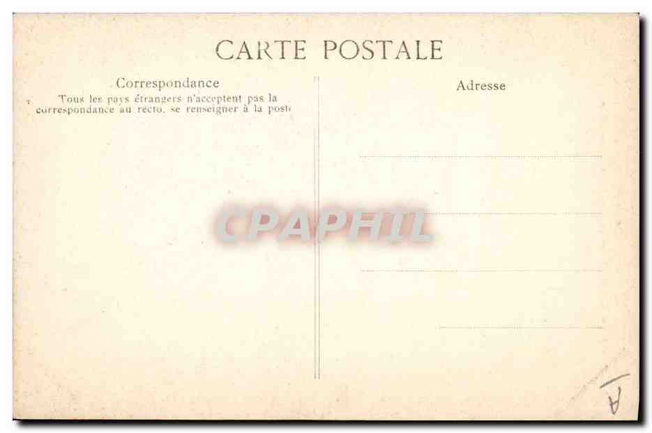 CPA Folklore Jeune fille de Plestin les Greves et Saint Efflam  — Verso