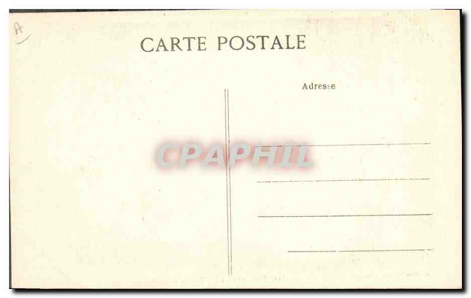 CPA Folklore Douarnenez Toilette d'une mariee  — Verso