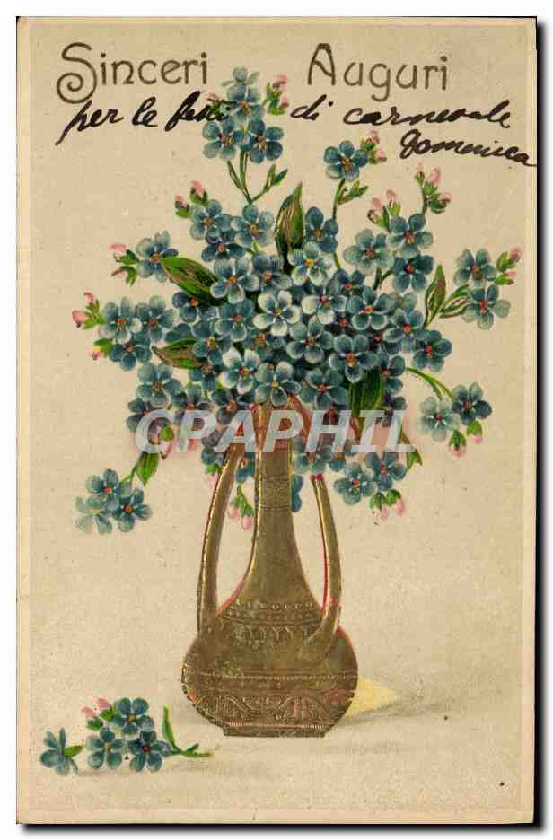CPA Fantaisie Fleurs 