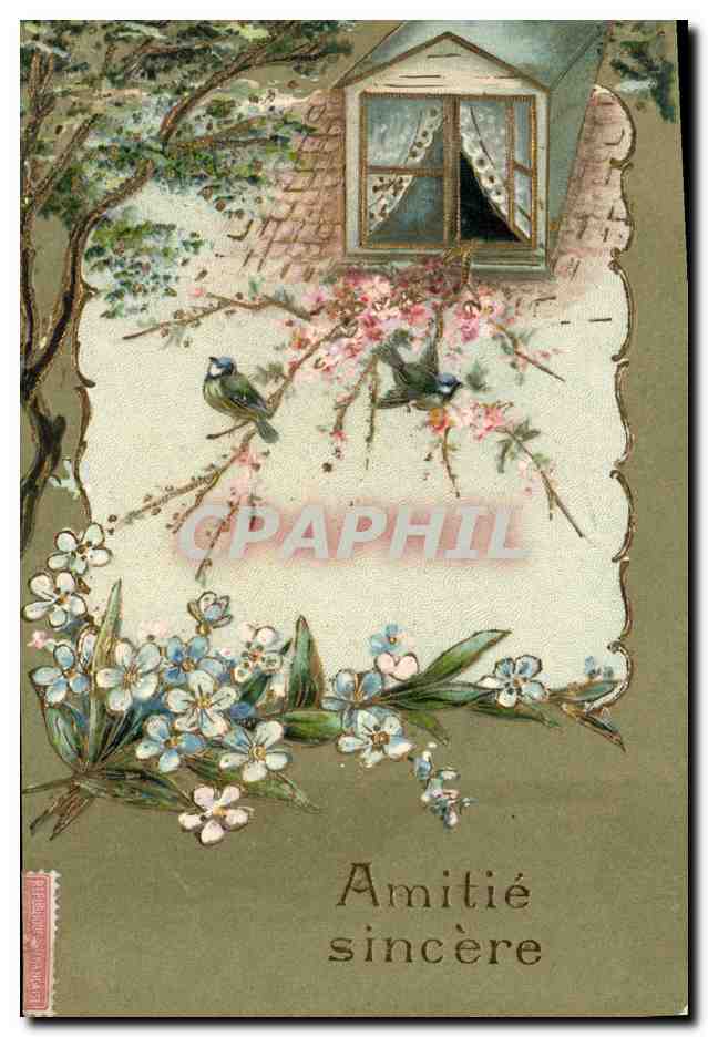 CPA Fantaisie Fleurs 