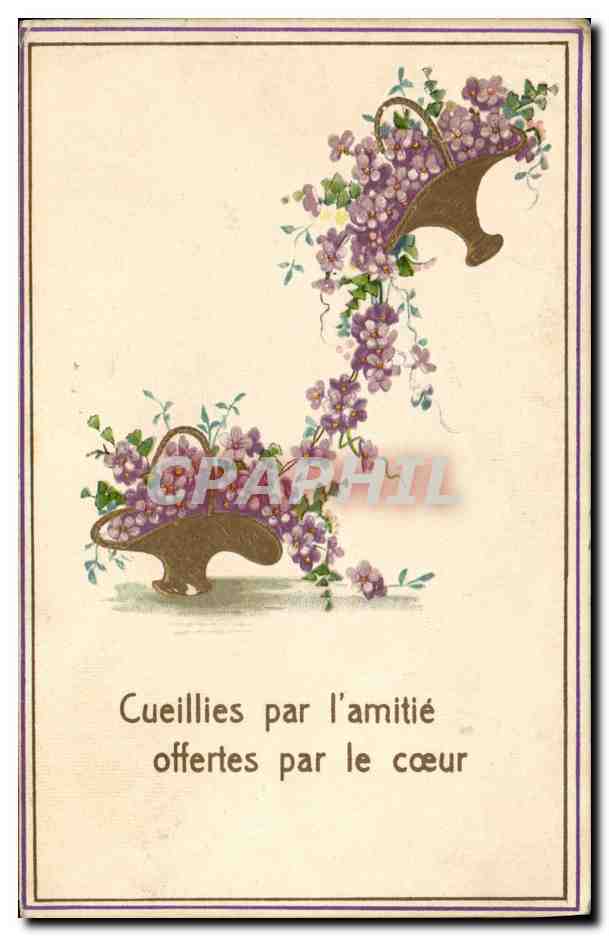 CPA Fantaisie Fleurs 