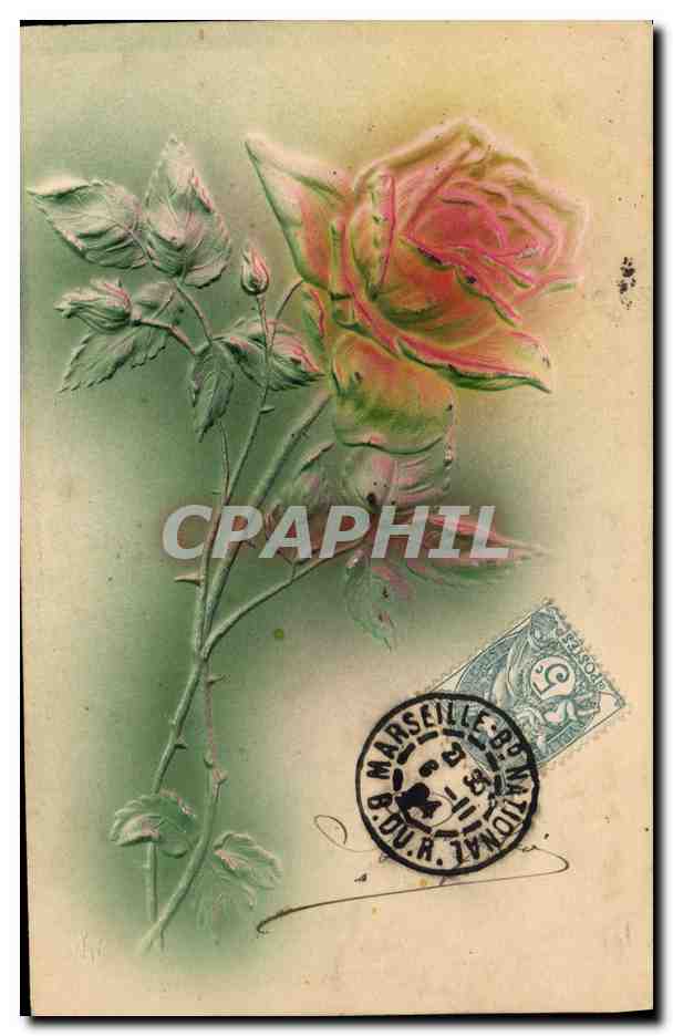 CPA Fantaisie Fleurs 