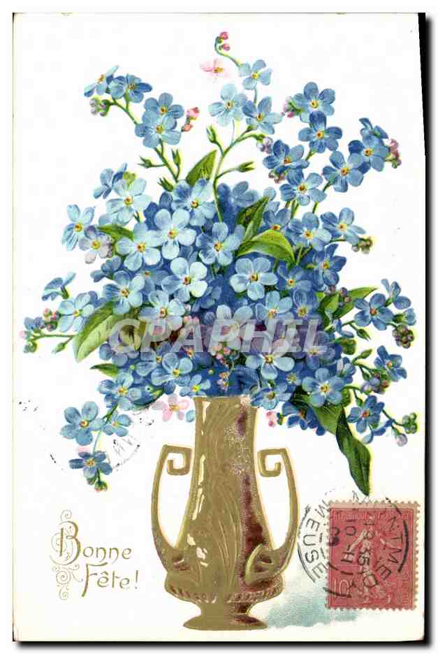 CPA Fantaisie Fleurs 