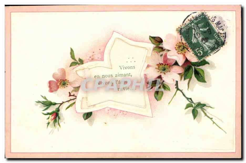 CPA Fantaisie Fleurs 