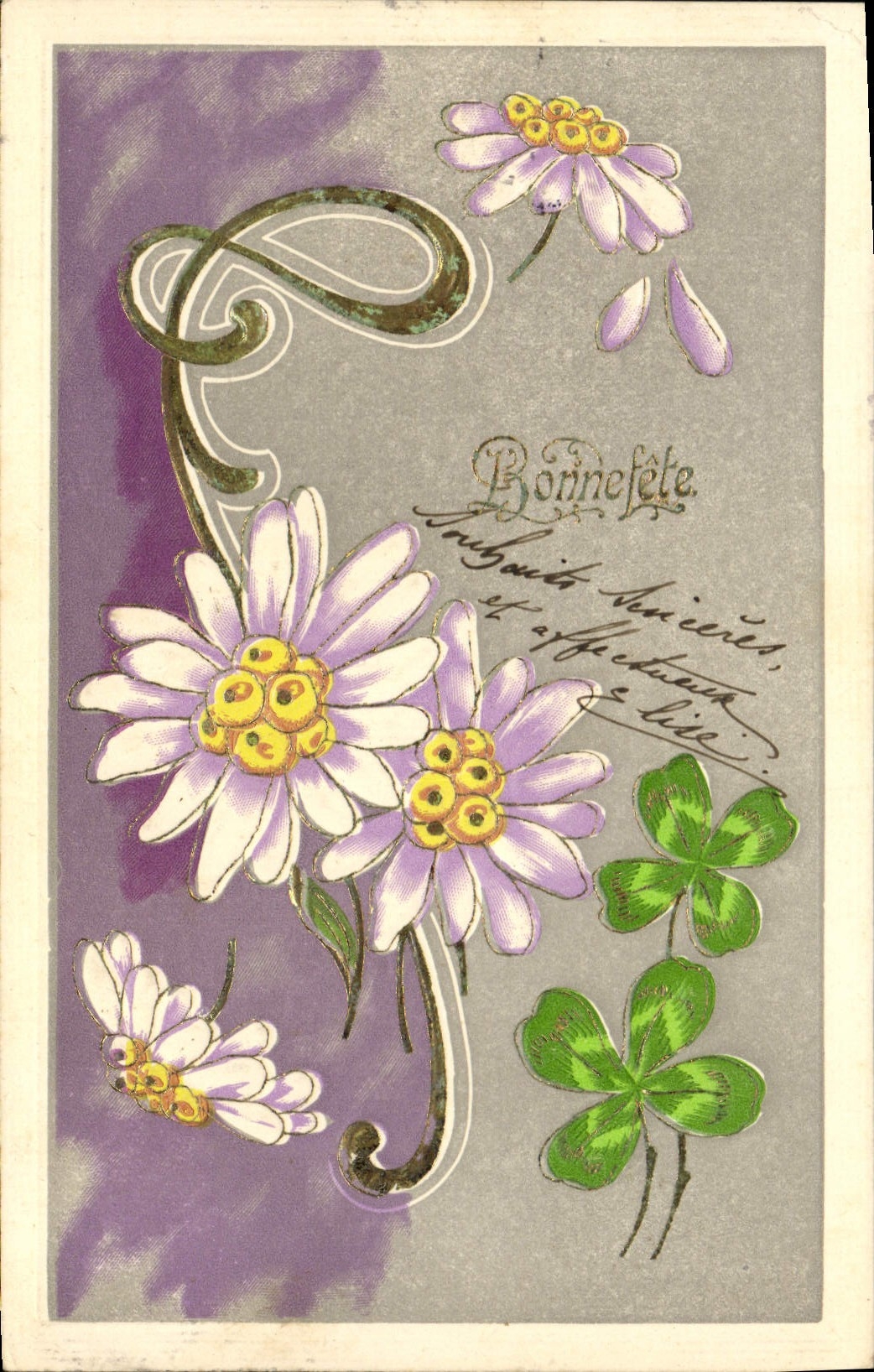 CPA Fantaisie Fleurs 