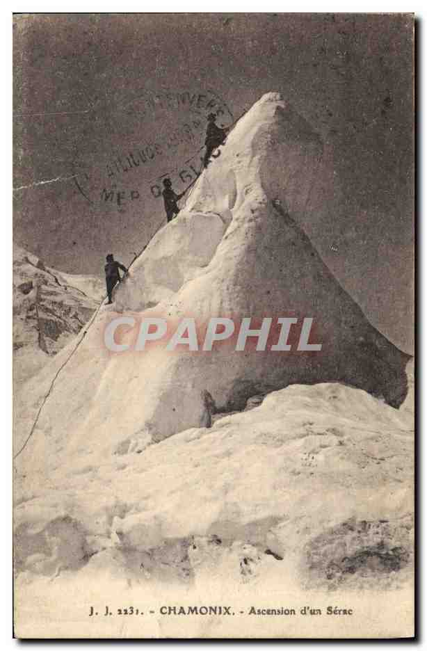 CPA Alpinisme Chamonix Ascension d'un serac