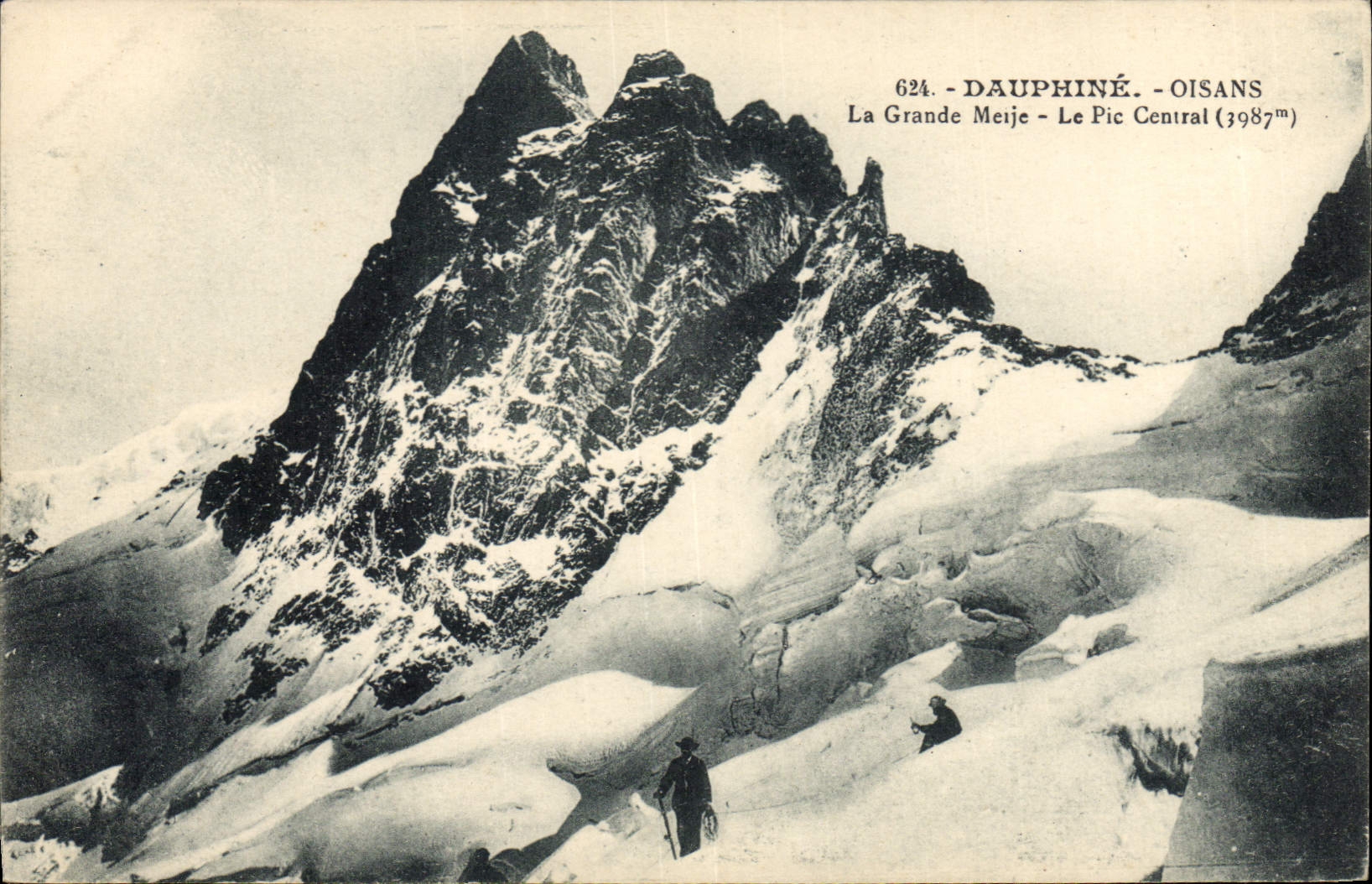 CPA Alpinisme Dauphine La Grande Meije Le pic central 