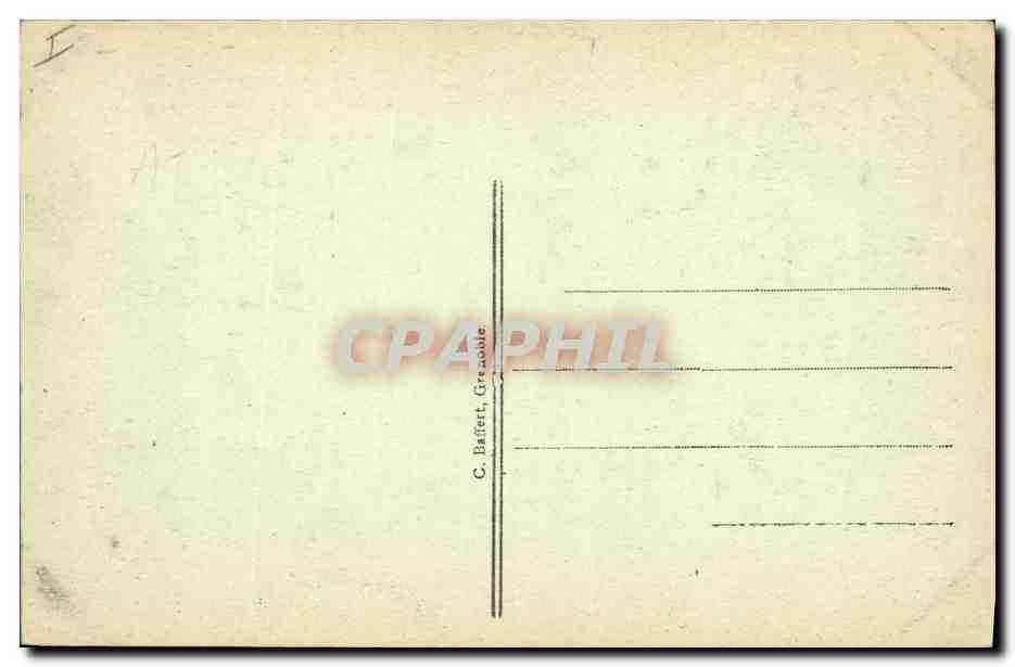 CPA Alpinisme Dauphine La Grande Meije Le pic central  — Rückseite