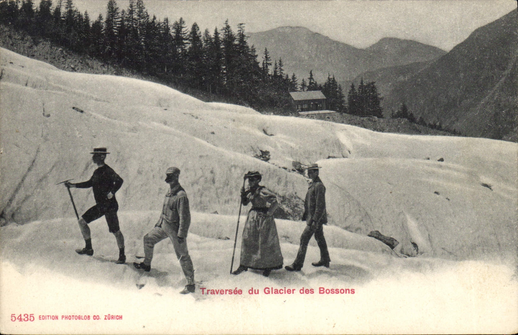 CPA Alpinisme Traversee du Glacier des Bossons 