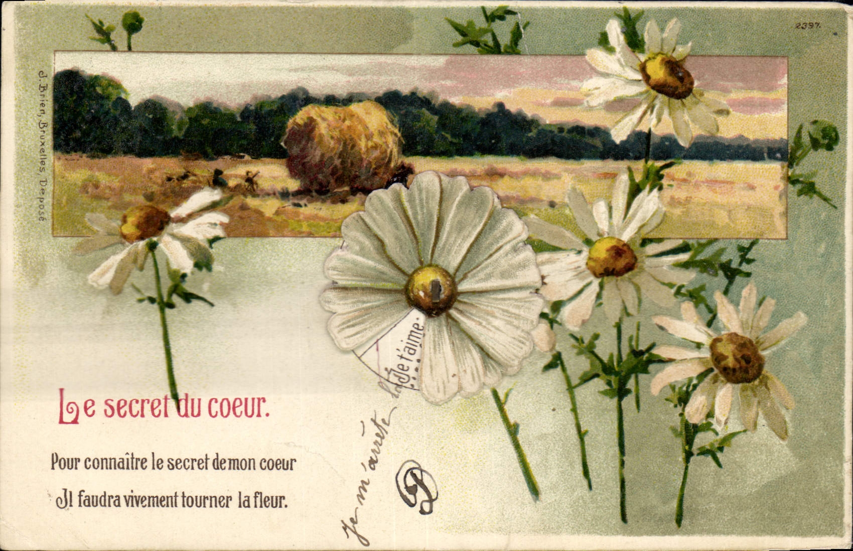 CPA Fantaisie Fleurs