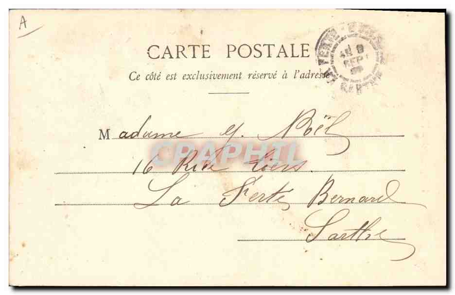 Langage des Fleurs — Le LYS — Majesté, Innocence — Phototype A. Berneret & Cie, Nancy — Verso