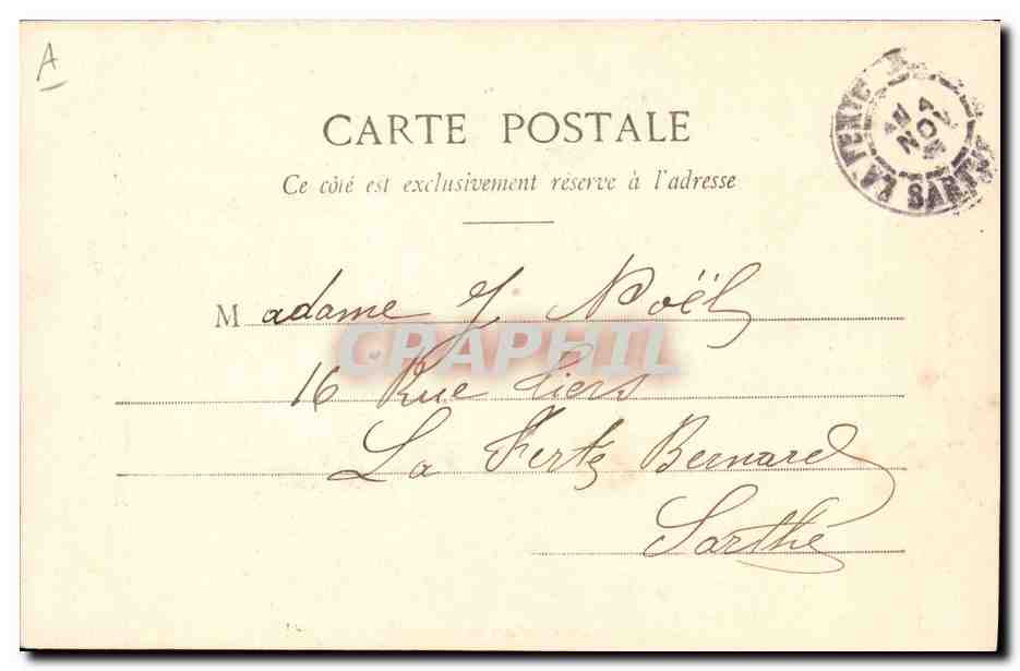 CPA Fantaisie Le langage des Fleurs Marguerite  — Verso