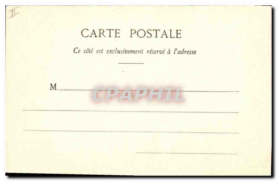 CPA Fantaisie Fleurs Femme La marguerite Militaria  — Verso
