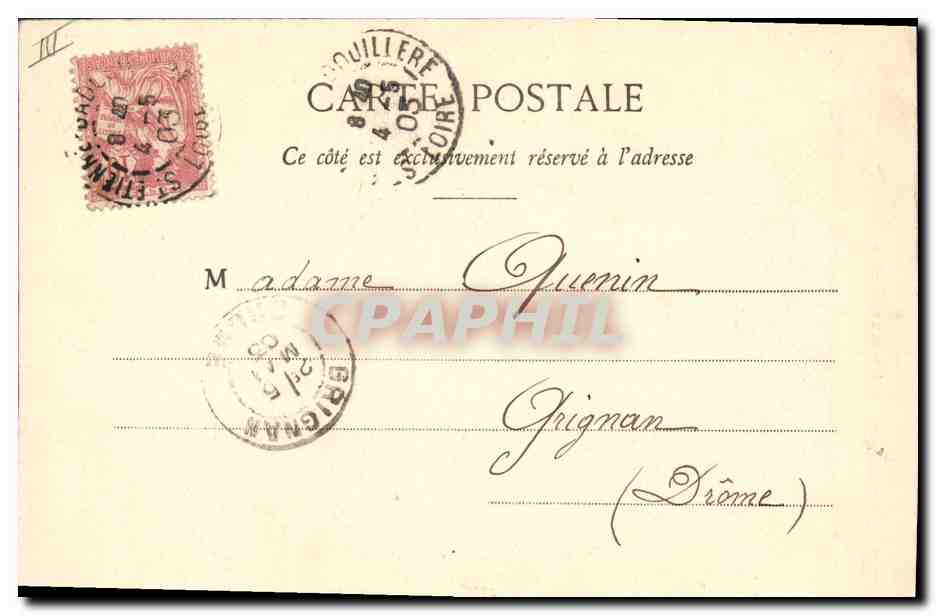 CPA Fantaisie Fleurs Femme la Marguerite Militaria  — Verso