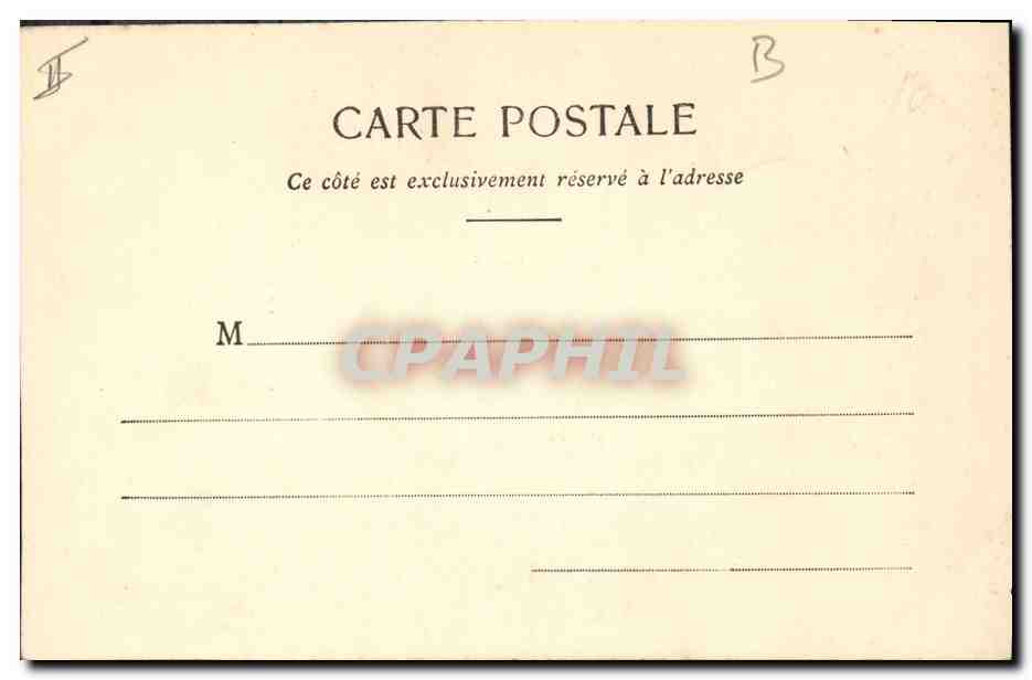 CPA Fantaisie Fleurs Femme la Marguerite Militaria  — Verso