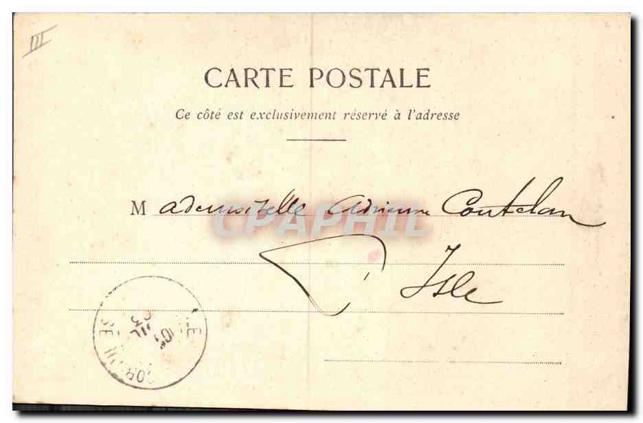 CPA Fantaisie Le langage des Fleurs Marguerite  — Verso