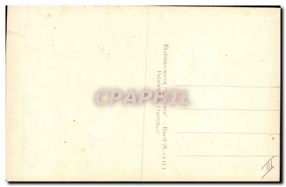 CPA Fantaisie Le langage des Fleurs  — Verso