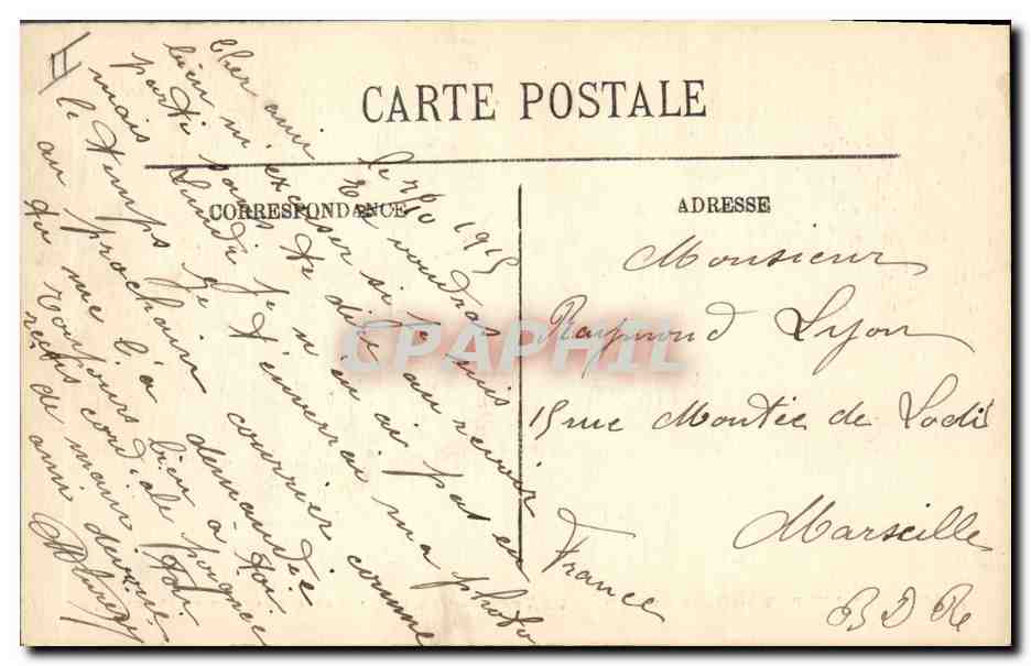 CPA Palmiers Palmier Dans le Sud Le transport des dattes a travers le Sahara  — Rückseite