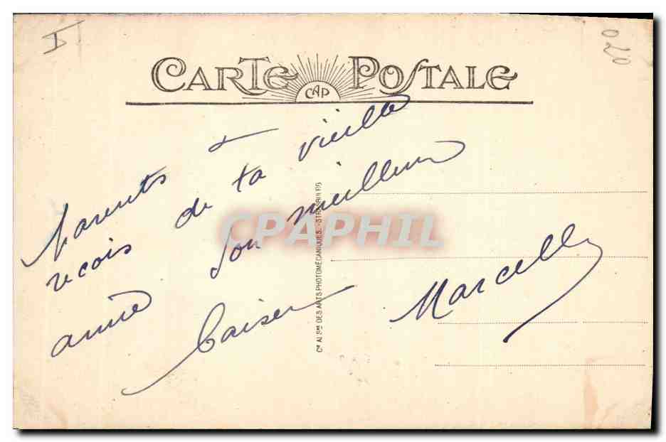 CPA Palmiers Palmier La ceuillette des dattes Cueillette  — Rückseite