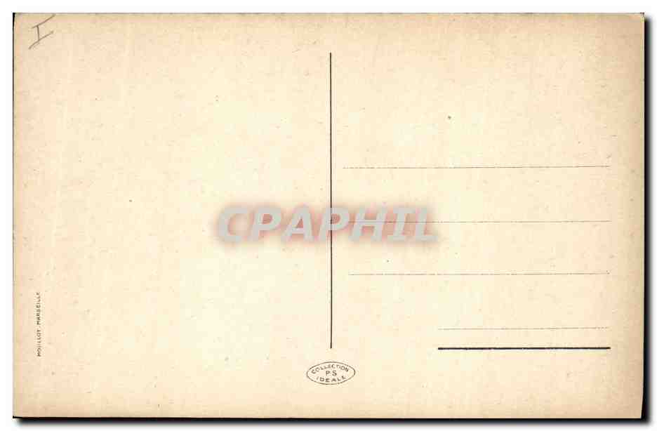CPA Palmiers au bord d'un oued Palmier  — Verso