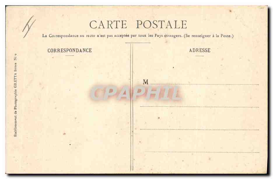 CPA Hyeres Boulevard des Palmiers Palmier  — Verso
