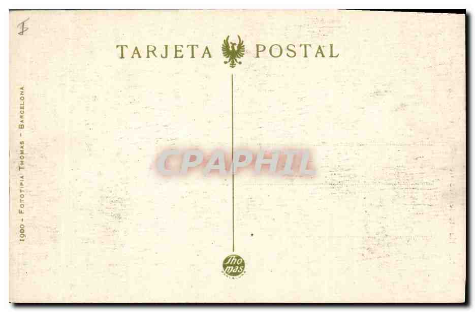 CPA Palmiers Palmier elche Huerto del Rosario  — Back