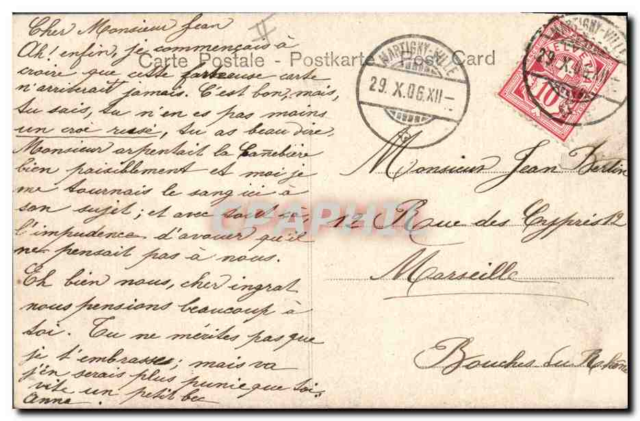 Parents ainsi qu'à la famille Rivioir — Alterocca - Terni, éditeur Terni, n° 4911 — Reverso